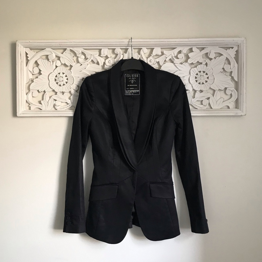 Guess “The Tux Boyfriend Blazer” Black
